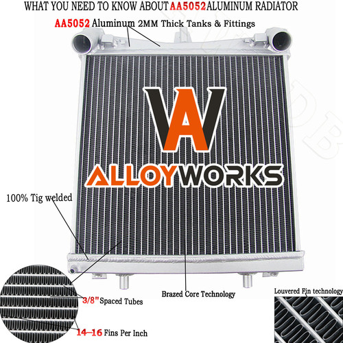 Row left side radiator - left,
