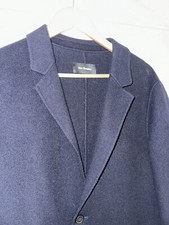 Mens Kooples Double Faced Wool Navy Coat Immaculate Chest 38