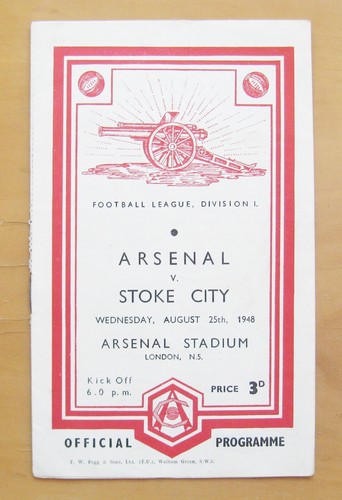 Arsenal stoke city 1948 1949 - v,