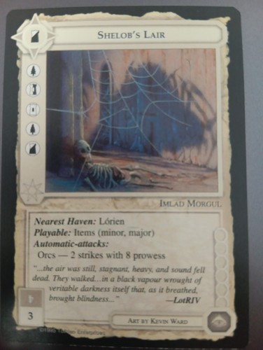 Shelob lair meccg middle - shelob's,