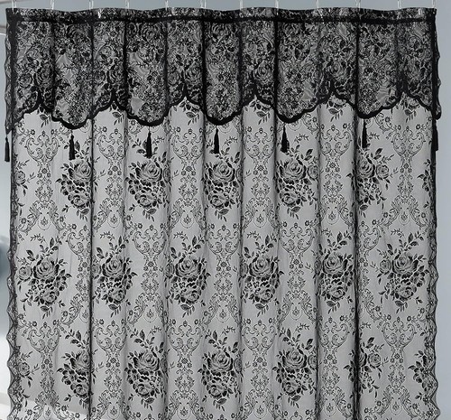 Warm home designs - black, lace
