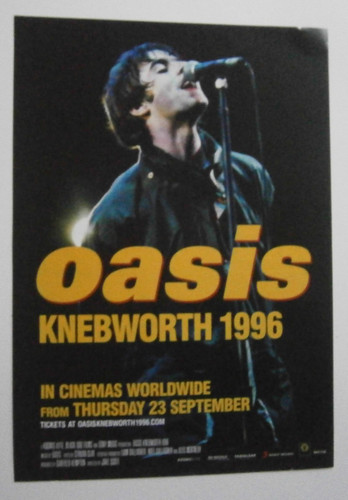 Oasis live knebworth 1996 - knebworth,