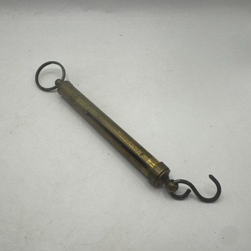Vintage salter brass spring - vintage,
