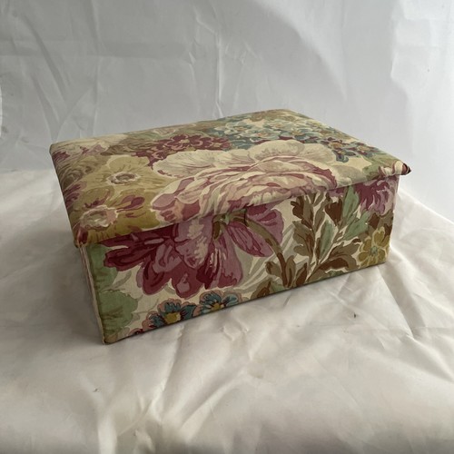 Vintage floral fabric board - vintage,