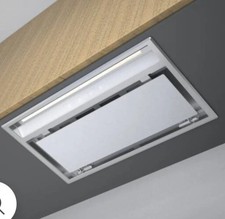 Graded Viceroy 60cm White Glass WRCAN60RF Canopy Cooker Hood