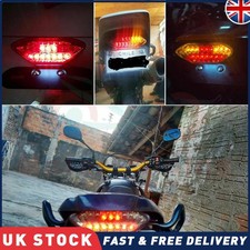 For Universal Motorcycle Motorbike Rear Brake Lamp License Light LED Taillight