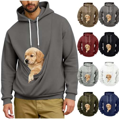 Hoodies with kangaroo - with, pouch