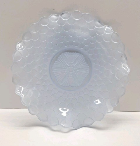 1930s bagley blue glass - 1930s, 'fish
