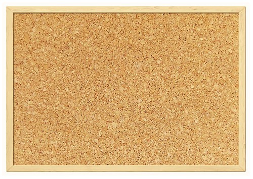 Natural cork pin notice - cork,
