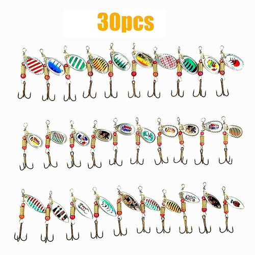 30x metal spinners - 30x, fishing