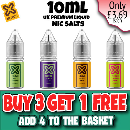 Nexus 10ml nic salt salts - , shot