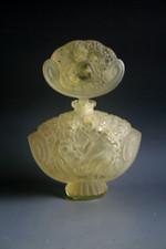 Large art deco bohemian glass - large,