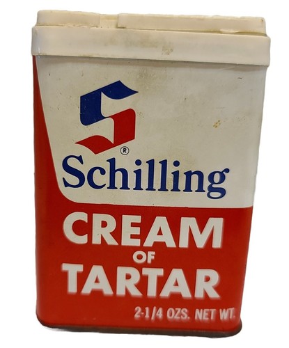 Vtg tin schilling cream - vtg,