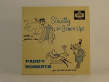 PADDY ROBERTS BALLAD OF BETHNAL GREEN/ L'ANGLAIS AVEC SON SANG-FROUD (1) (78) 4 