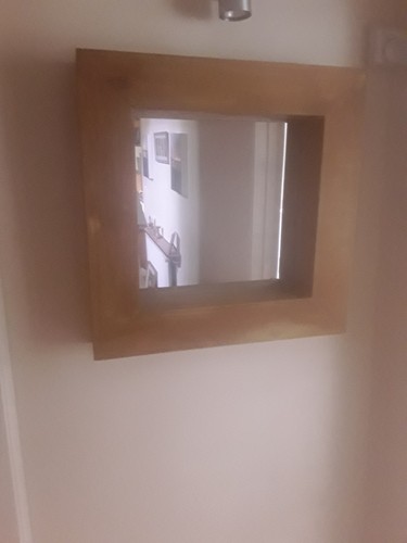Wall mirror recessed beech - mirror,