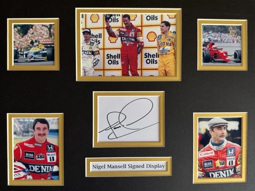Formula nigel mansell signed - 1,