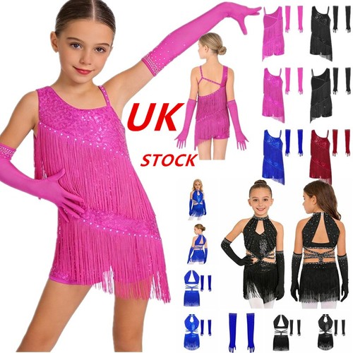 Kids girls latin dance sets - uk,