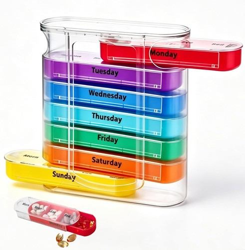 Day pill dispenser - 7,