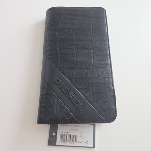 Diesel croc embossed - embossed, zip