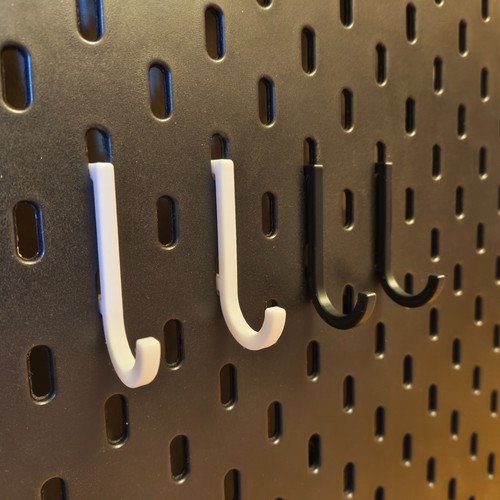 Ikea skadis pegboard - pegboard, j-hooks