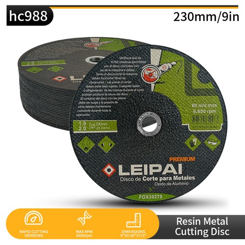 230mm metal cutting disc - 9",