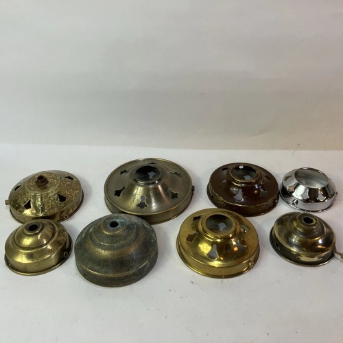 Old brass chrome galleries - brass,