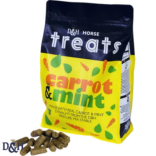 Carrot mint horse - horse, treats