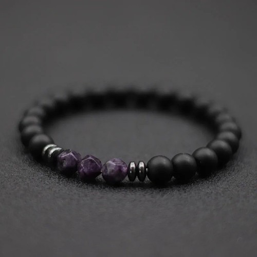 Men black onyx tiger eye - onyx,
