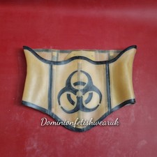 UK MADE Latex Corset Short