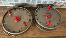 Pair of Grice and Young Avon Royal Supreme 4 1/4 “ Centrepin Fishing Reels 