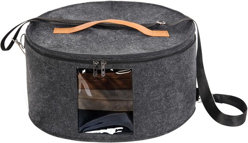 Travel hat box with - 16”, lid
