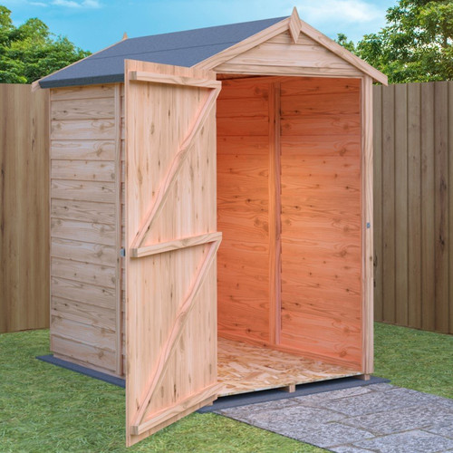 5x3 wooden garden shed - wooden,