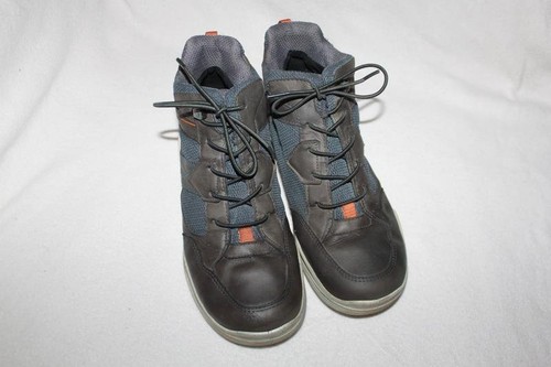 Men ecco boots grey leather - men,