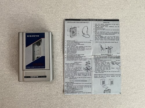 Sanyo stereo cassette - m-g7,