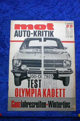 Mot opel olympia kadett - 25/67,