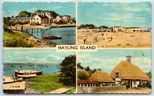 Postcard Hayling Island Hampshire England posted 1961