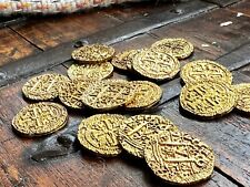 Doubloon One Golden Spanish Coin Pirate Treasure Cosplay Games LARP