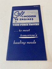 1956 Chevrolet Sell Modern V8 Engines in Task Force Trucks T-O-P-56-9-T 22 Pages