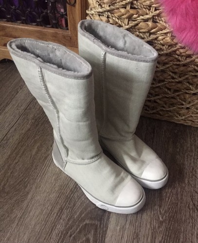 Ugg denim fur lined - ugg, boots
