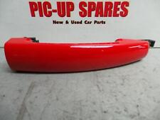Vauxhall Corsa E 2014-2017 O/S Drivers Front Outer Door Handle Red 340140