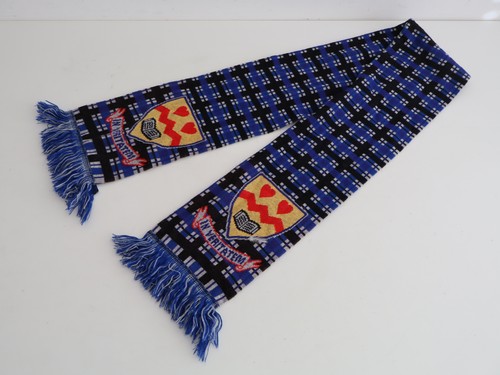 Blue tartan crest - blue,