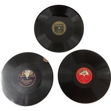 Vintage rpm vinyl records - 78,