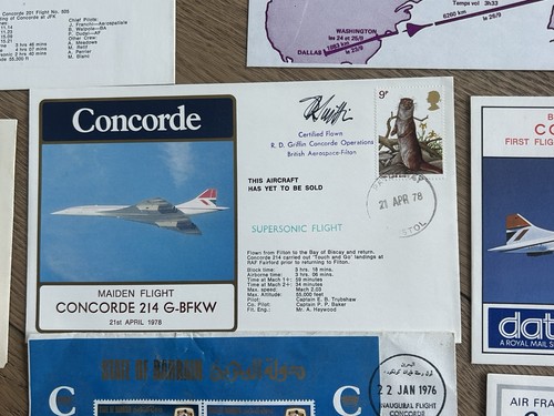 Concorde flight covers - concorde,