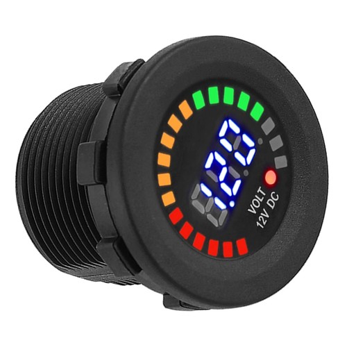 12v volt meter battery monitor - meter,
