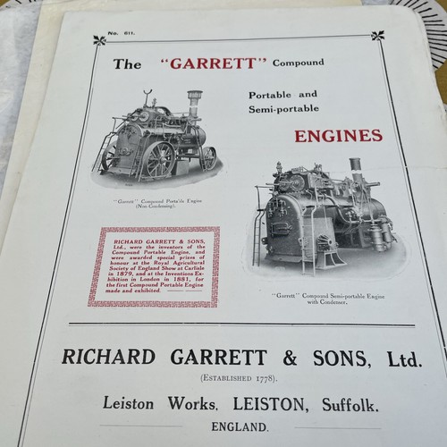 Vintage garrett steam traction - steam,