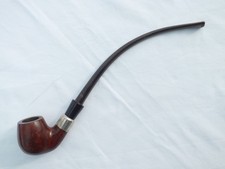 Big Ben, a lightly smoked "Royal Silver" church Warden briar pipe