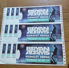 Bryan Adams ULTRA RARE Ticket