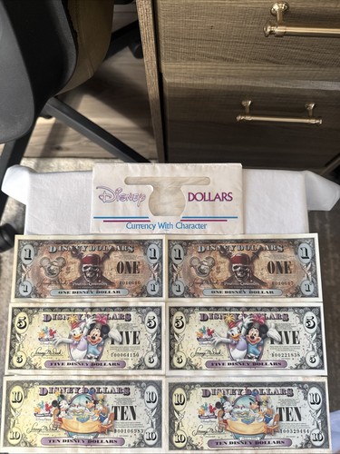 Disney dollars 5 10 - disney,
