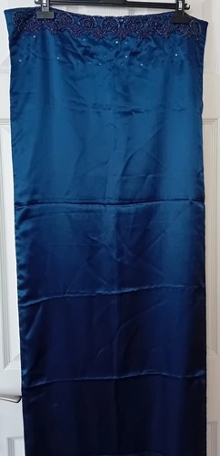 Vtg frangi blue satin sequin - vtg,