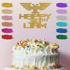 Warhammer 40k Aquila Cake Topper Personalised Birthday Glitter Card Any Name Age